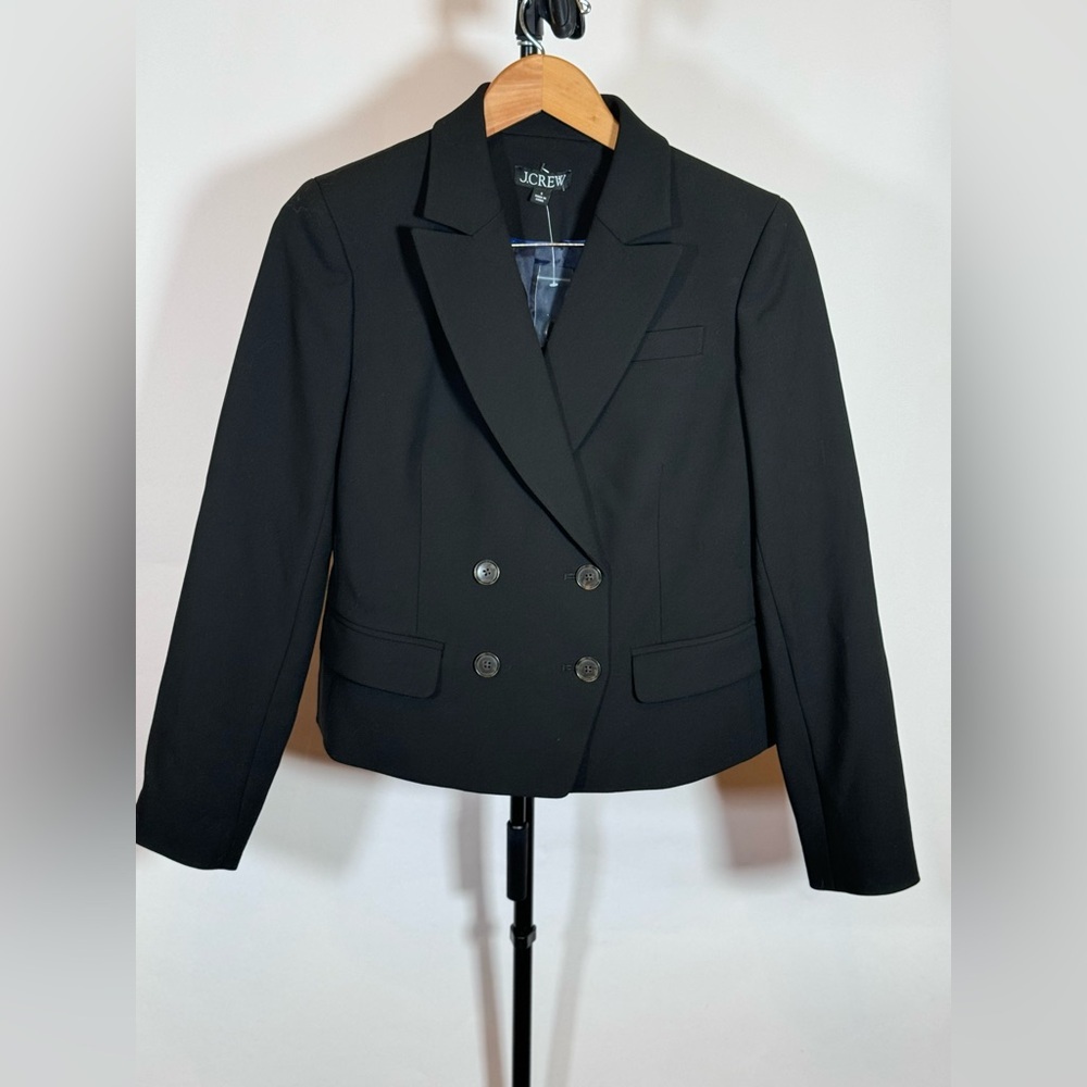 NWOt JCrew Slim-fit double-breasted blazer in four-season stretch - Picture 6 of 9